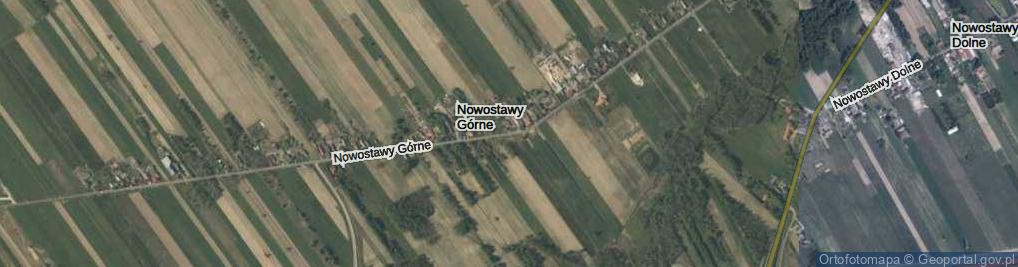 Zdjęcie satelitarne Nowostawy Górne ul.